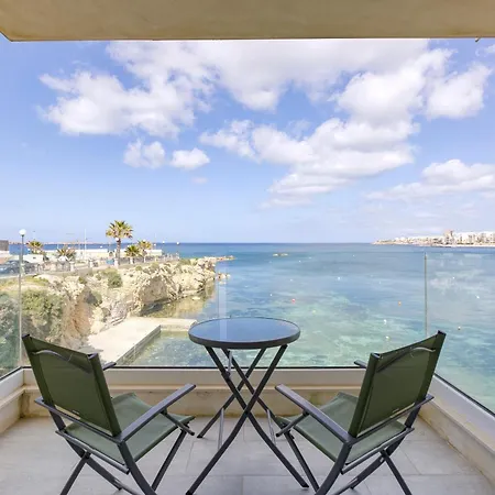 Seafront, With Private Seaview Terrace By 360 Estates * San Pawl il-Baħar