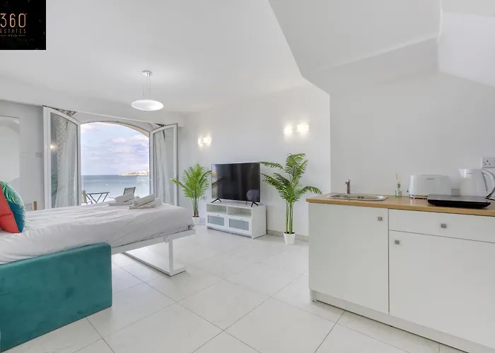 Daire Seafront, With Private Seaview Terrace By 360 Estates St. Paul's Bay