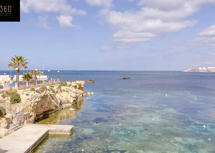 Seafront, With Private Seaview Terrace By 360 Estates * St. Paul's Bay